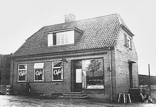 Den tidligere bagerforretning og café i Virklund