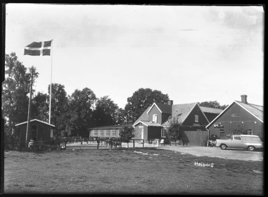 Hjborg (ca. 1960). Venligst udlnt af Silkeborg Arkiv.